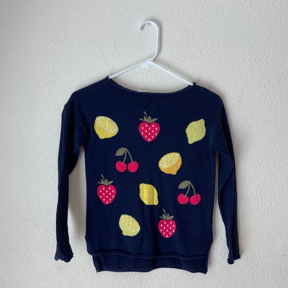 5/$25 Girls Gap Kids Fruity Sweatshirt Size M (8-9) - Picture 1 of 3